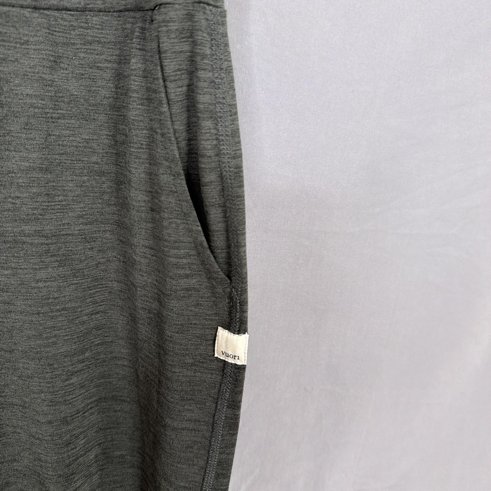 Vuori Lux Jumpsuit Womens XS Heather Gray Racerback Jogger Drawstring Pockets - Picture 9 of 10